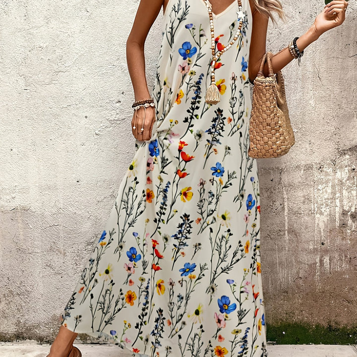 Maxi Jurk – Mouwloos Ontwerp & Comfortabele Pasvorm