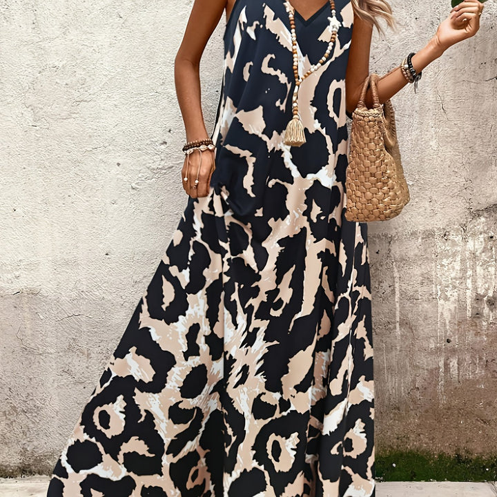 Maxi Jurk – Mouwloos Ontwerp & Comfortabele Pasvorm
