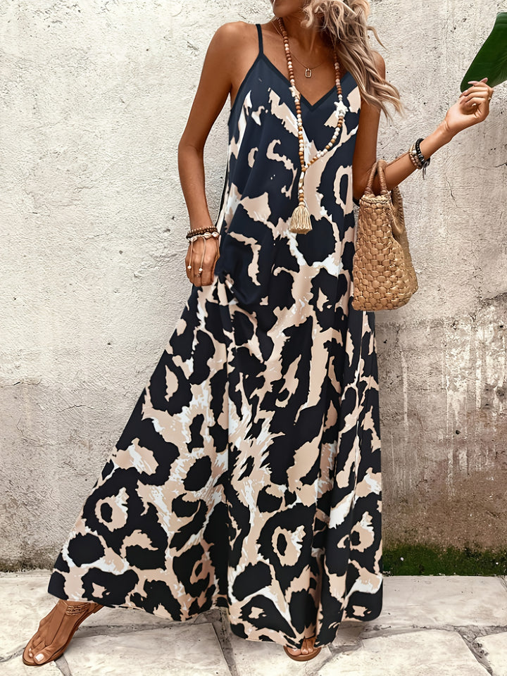 Maxi Jurk – Mouwloos Ontwerp & Comfortabele Pasvorm