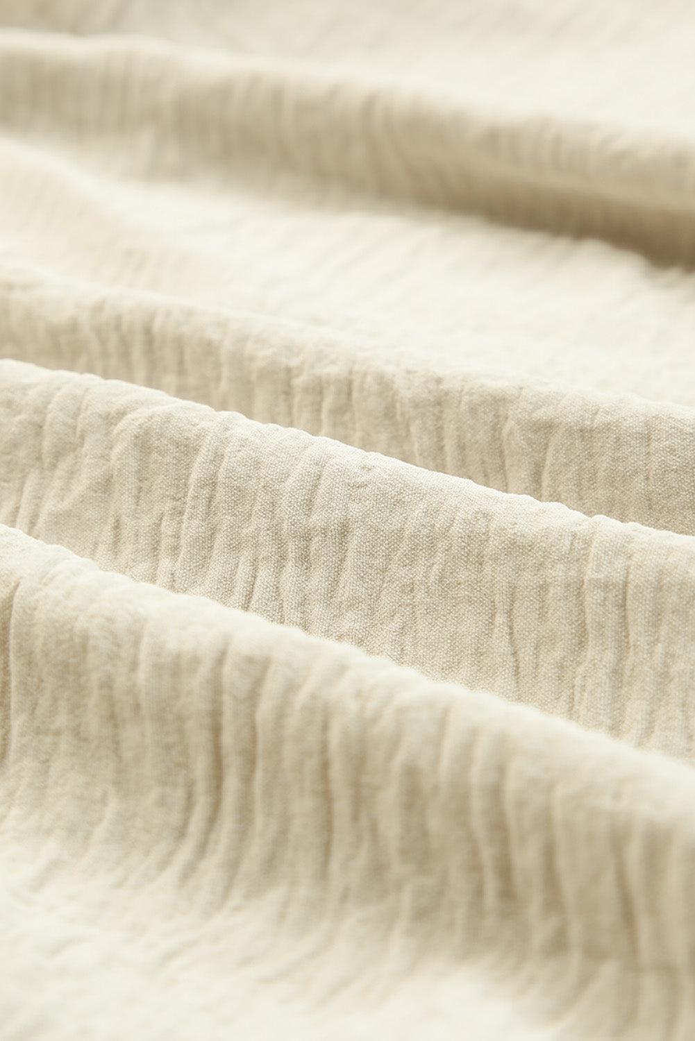 Maxi-Jurk - V-hals en Elastische Tailleband & Fijne Pasvorm