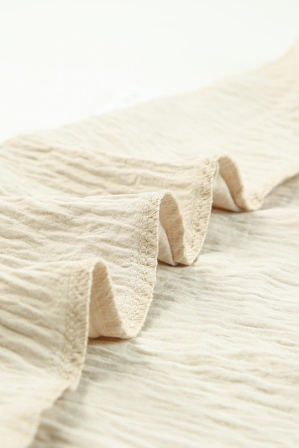 Maxi-Jurk - V-hals en Elastische Tailleband & Fijne Pasvorm