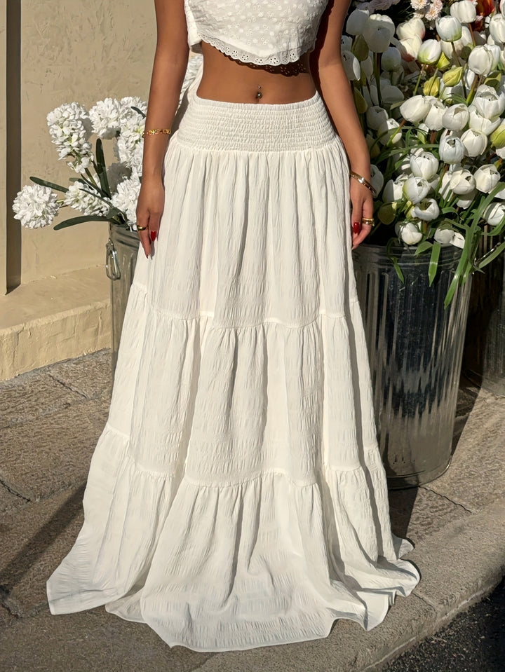 Maxi-Rok – Hoge Taille & Wijdvallend Ontwerp