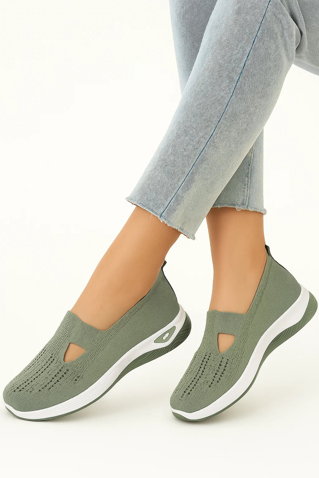 Mesh Instap Sneakers – Lichtgewicht Zool & Ademend Draagcomfort