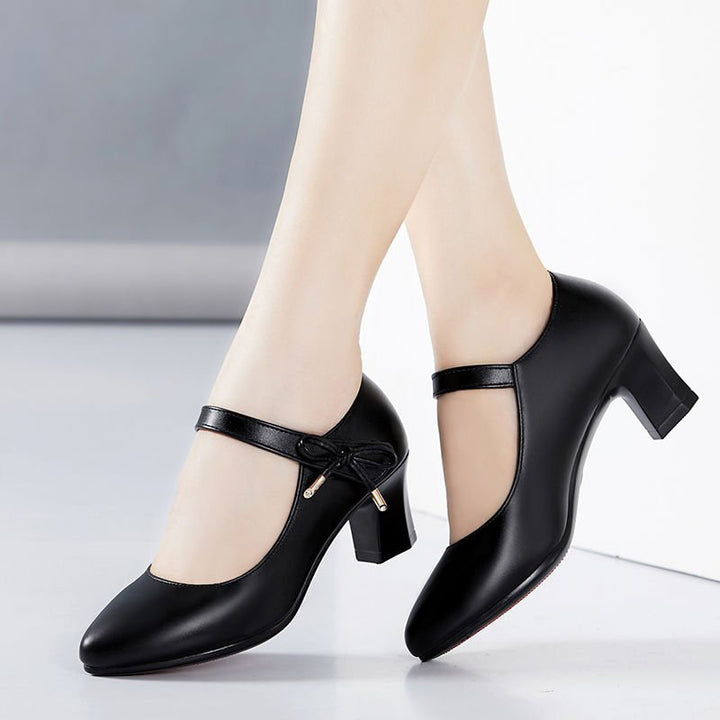 Mid-hak Gespschoenen – Flexibele Zool & Aangename Snit