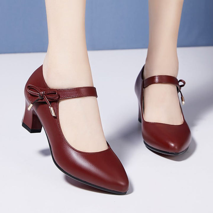 Mid-hak Gespschoenen – Flexibele Zool & Aangename Snit