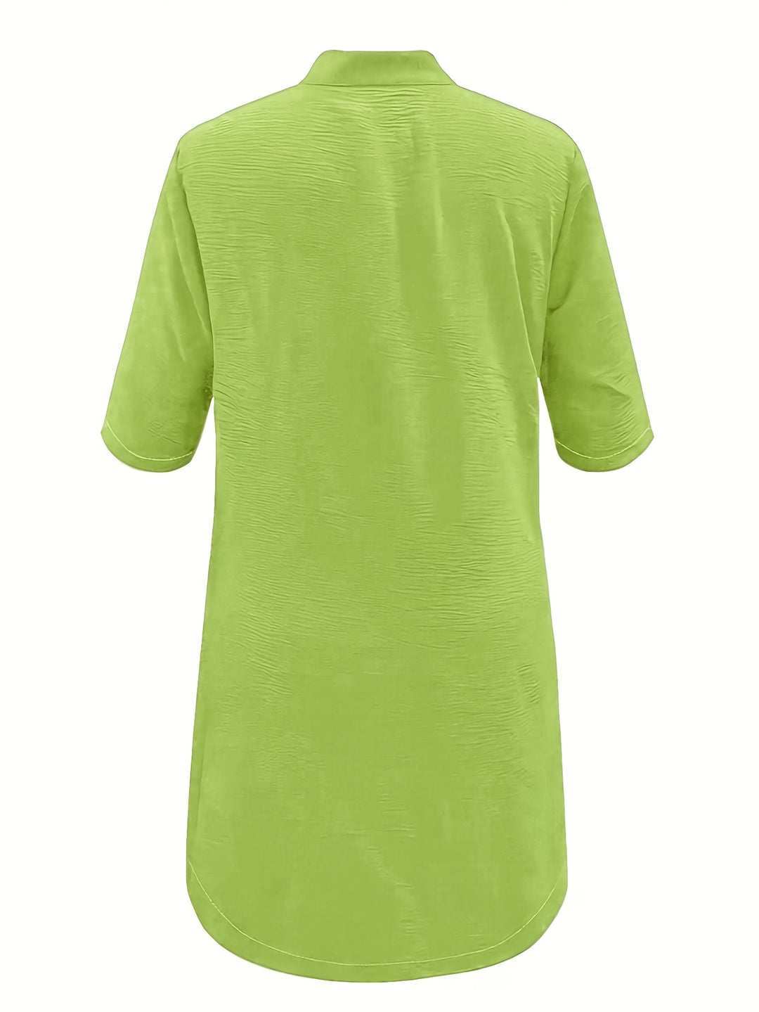 Midi Jurk – Knoopsluiting & Comfortabele Polyester Mix