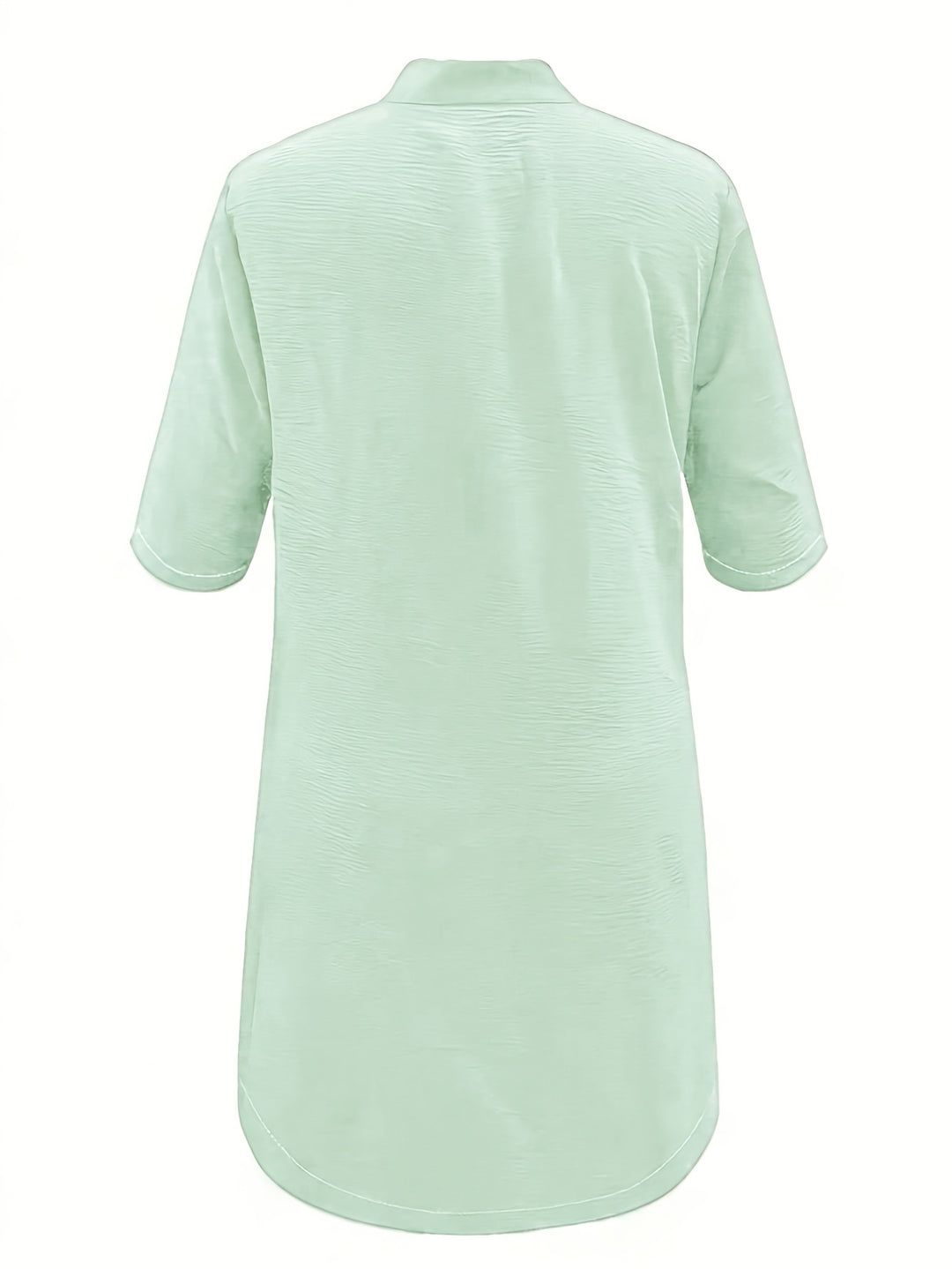 Midi Jurk – Knoopsluiting & Comfortabele Polyester Mix