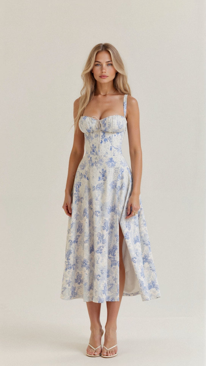 Midi jurk – Soepelvallende Rok