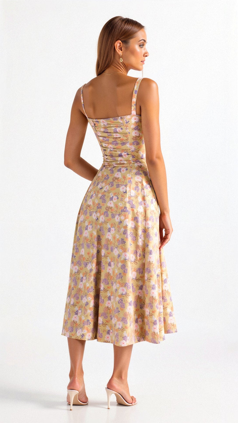 Midi jurk – Soepelvallende Rok