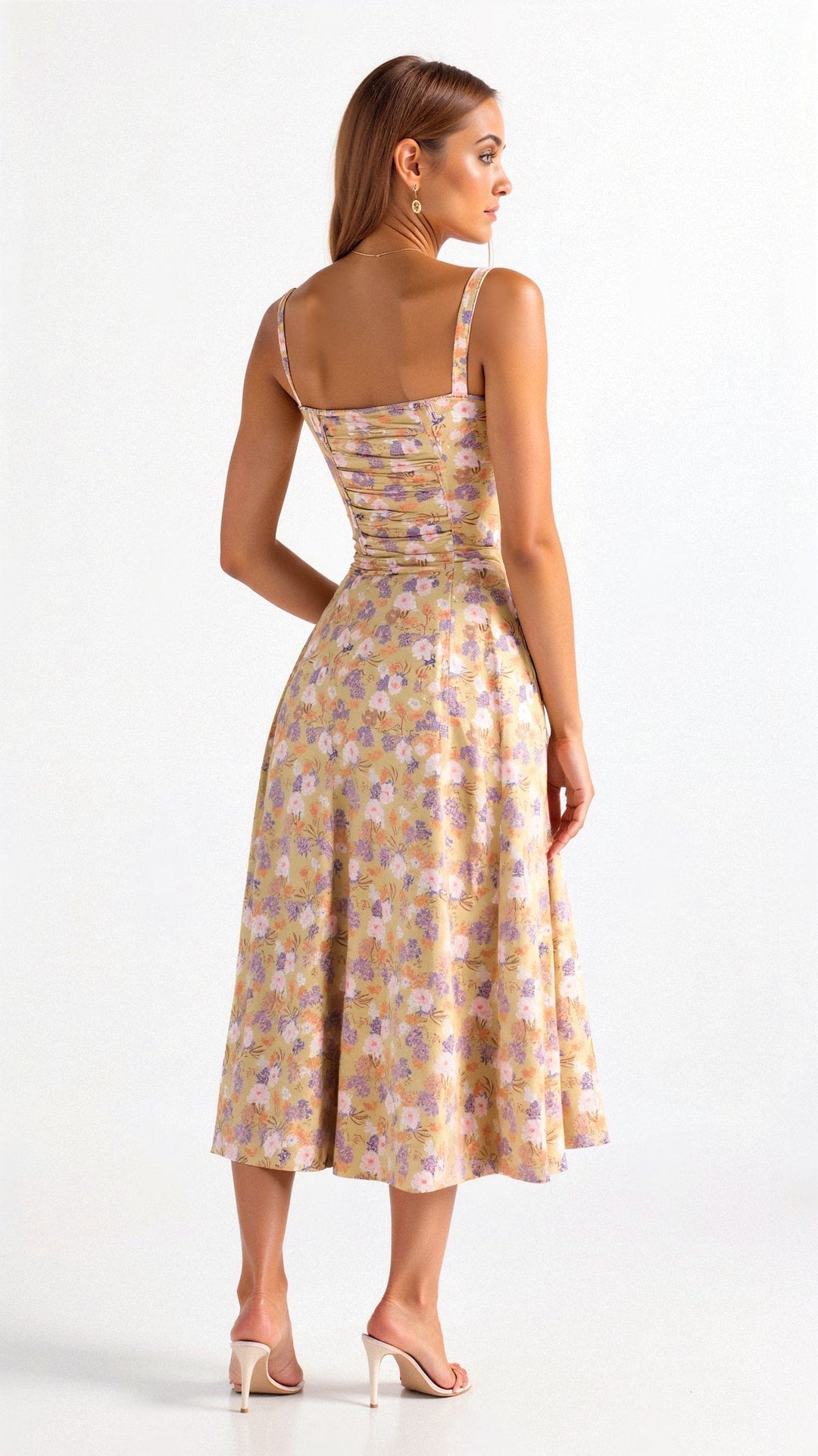 Midi jurk – Soepelvallende Rok