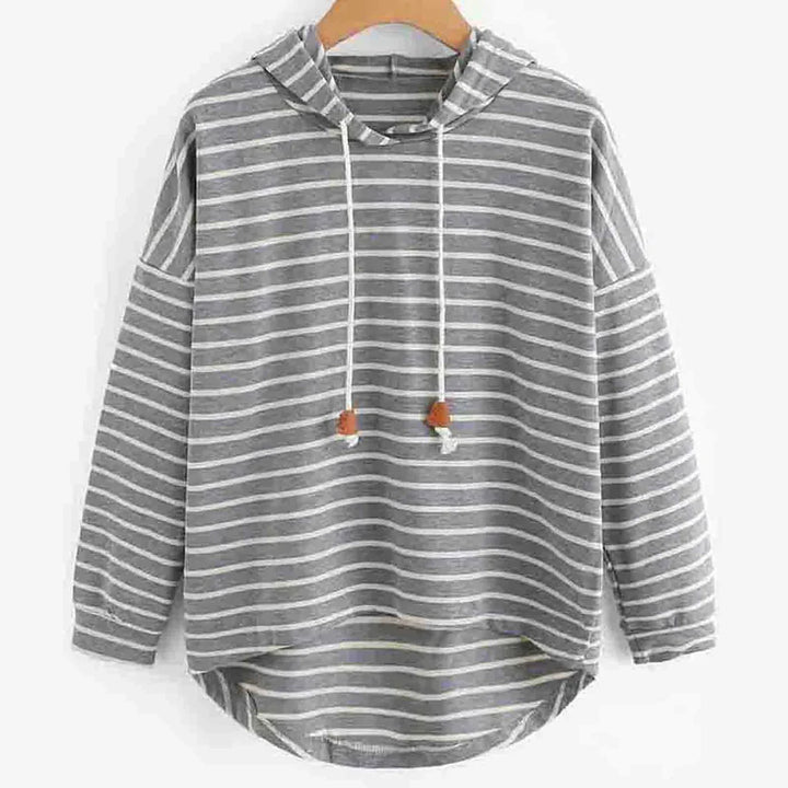 Modern Gestreept Katoenen Casual Overhemd