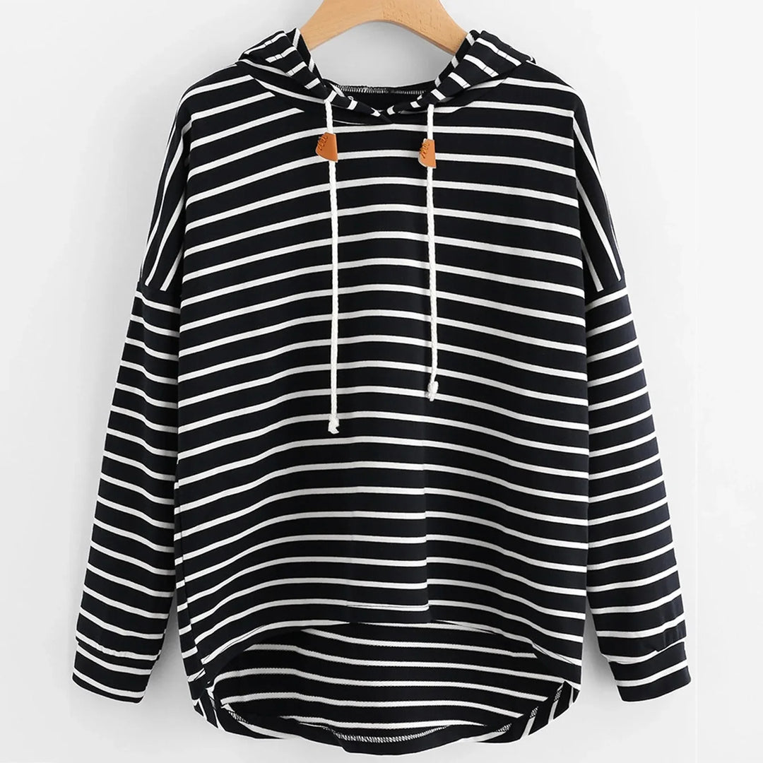 Modern Gestreept Katoenen Casual Overhemd