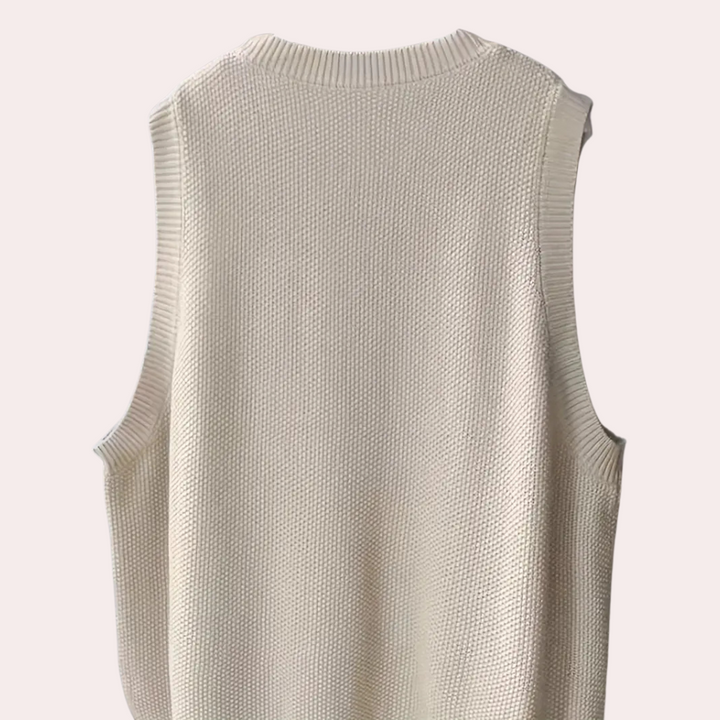 Modieuze Gebreide Wollen Vest voor Dames