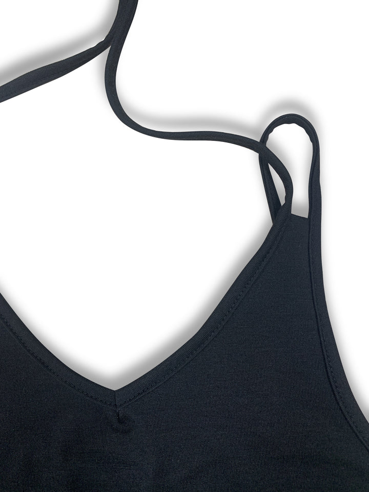 Mouwloze Maxi Jurk - Spaghettibandjes & Ademend Materiaal