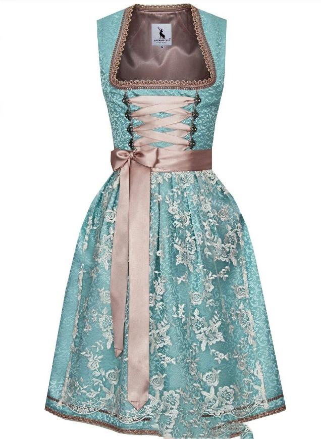 Oktoberfest Jurk – Gedrukt Ontwerp & Knoopsluiting