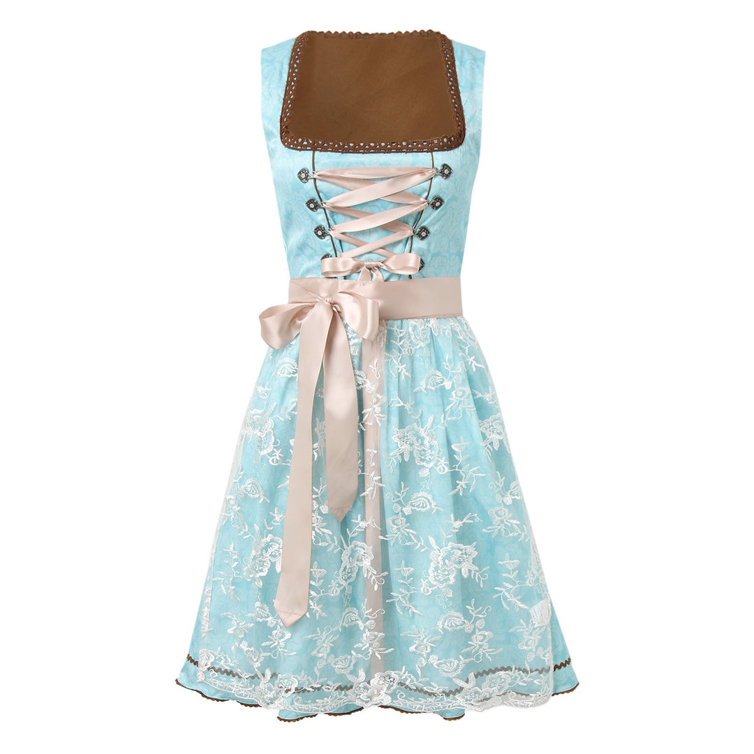 Oktoberfest Jurk – Gedrukt Ontwerp & Knoopsluiting