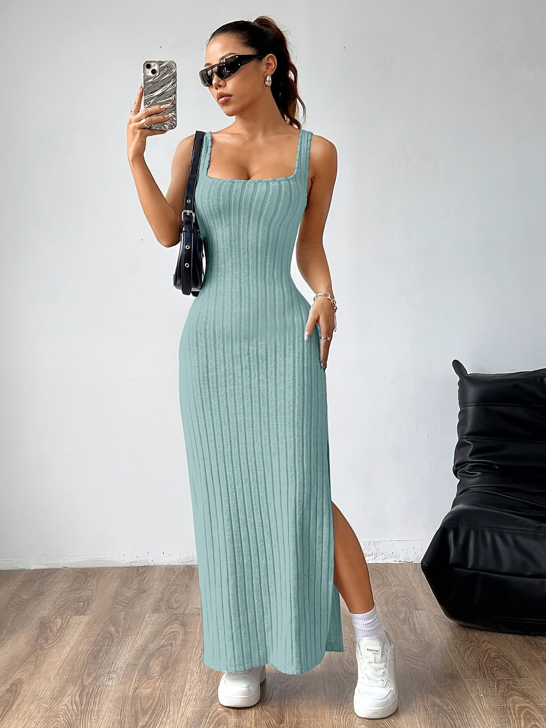 Open Rug Vestjurk – Effen Kleur & Comfortabele Pasvorm