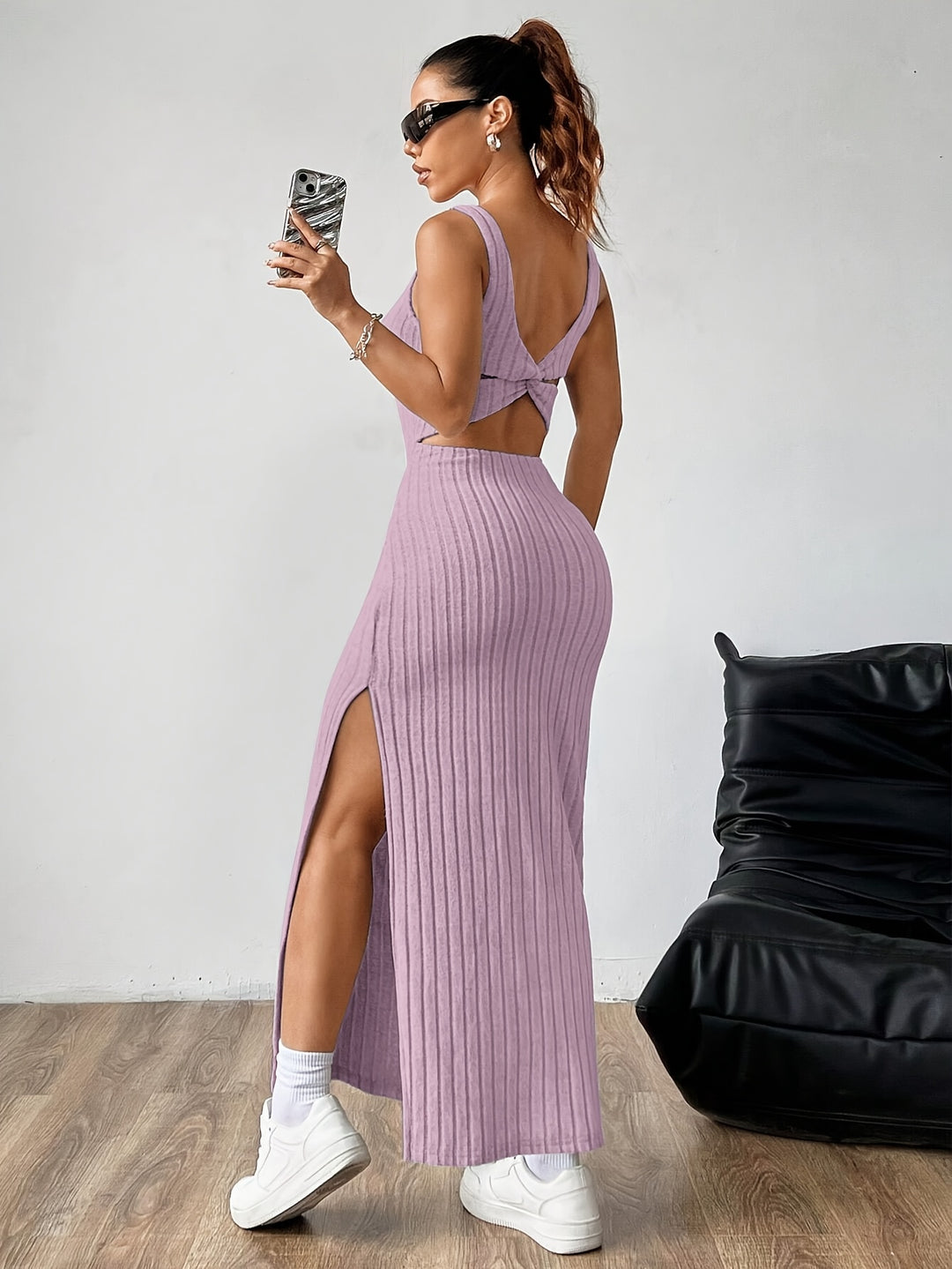 Open Rug Vestjurk – Effen Kleur & Comfortabele Pasvorm
