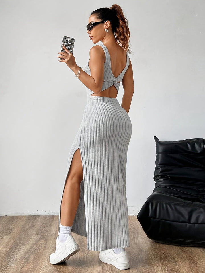 Open Rug Vestjurk – Effen Kleur & Comfortabele Pasvorm