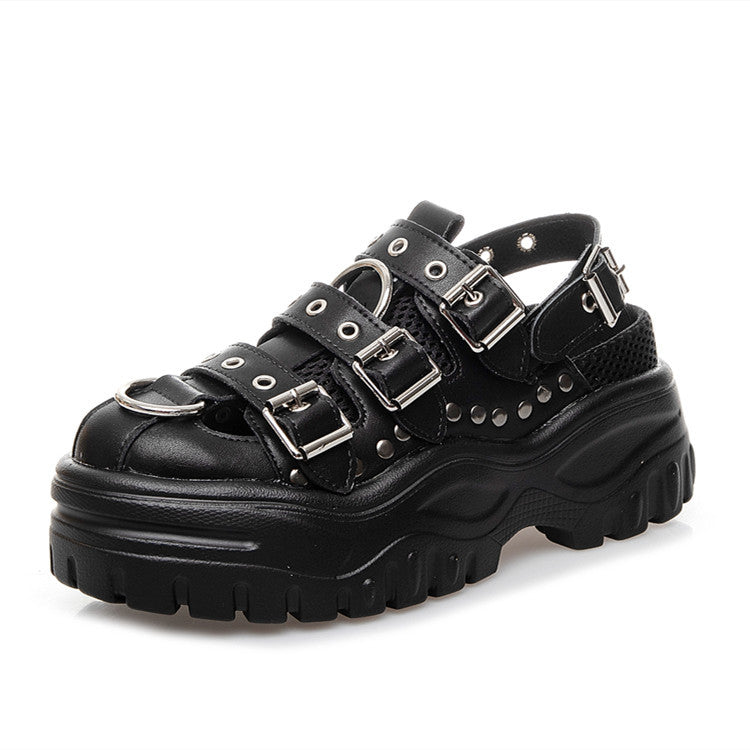 Plateau Sandalen - Ronde Teen & Platte Hak