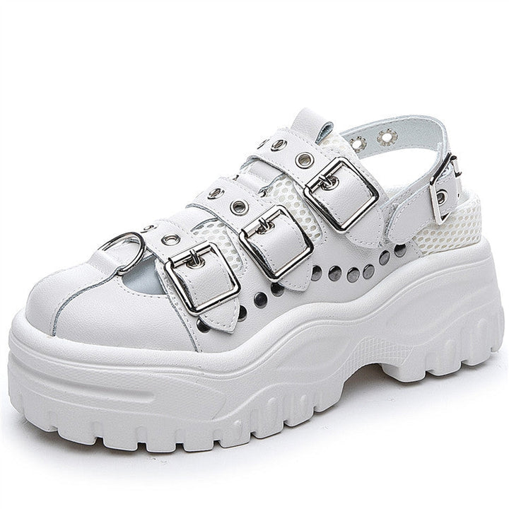 Plateau Sandalen - Ronde Teen & Platte Hak
