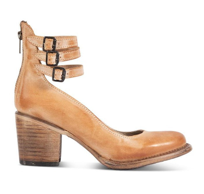Pumps met Grove Hak – Dubbel Enkelbandje & Blokhak
