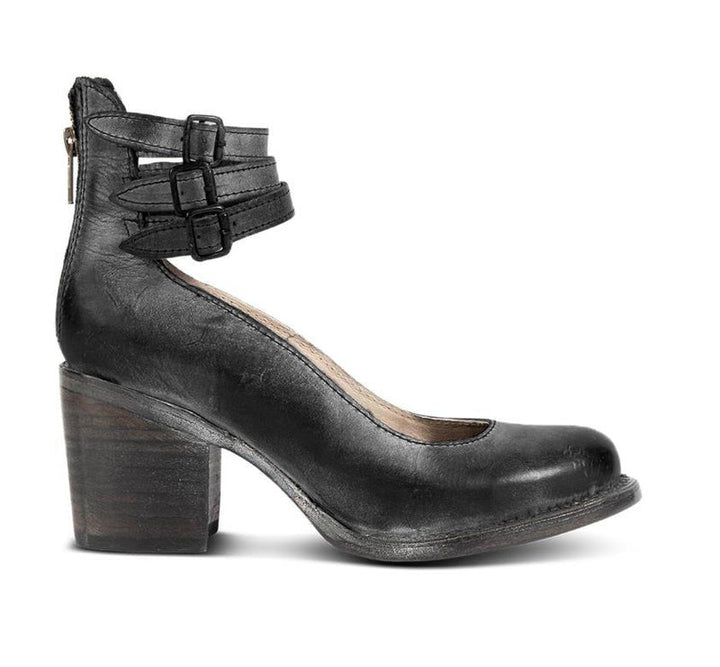 Pumps met Grove Hak – Dubbel Enkelbandje & Blokhak