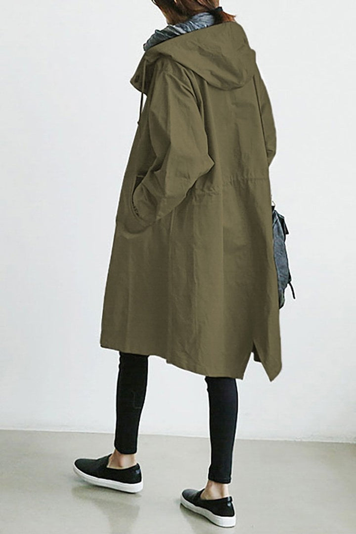 Reena - Waterdichte trenchcoat met capuchon