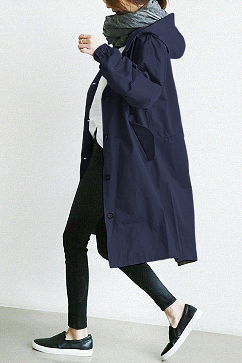 Reena - Waterdichte trenchcoat met capuchon
