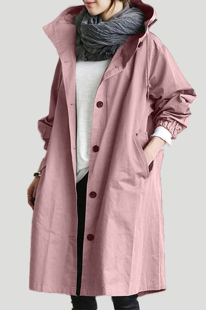 Reena - Waterdichte trenchcoat met capuchon