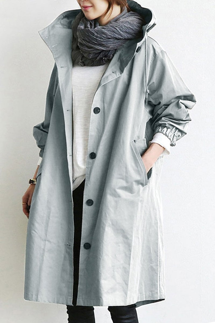 Reena - Waterdichte trenchcoat met capuchon
