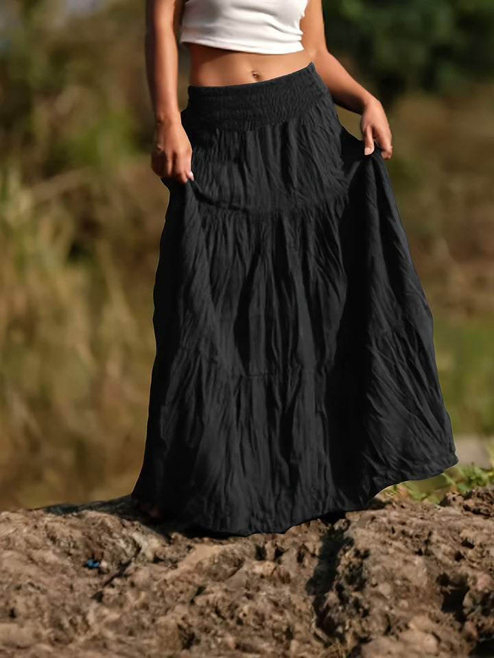 Rok – Uitlopende Vorm & Elastische Taille