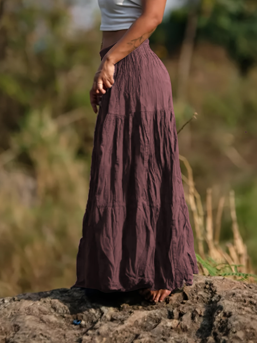 Rok – Uitlopende Vorm & Elastische Taille