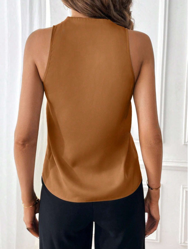 Satijnen Vest – Ruime Snit & Soepele Stof