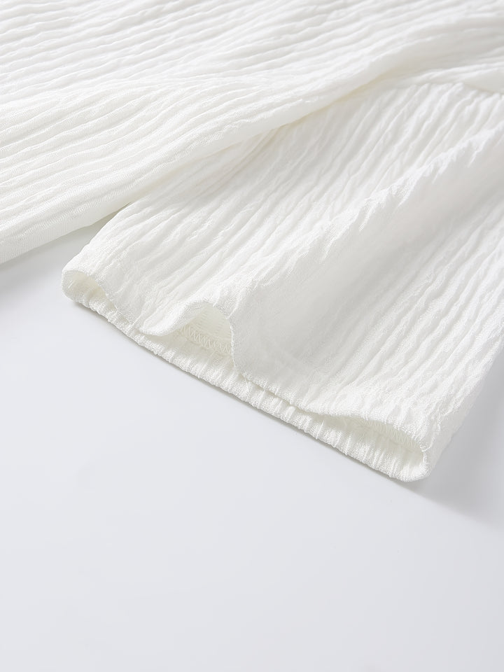Set – Knoop Voor Top & Elastische Taille Shorts