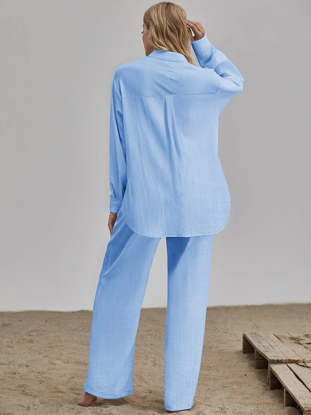 Shirt en Broek Set – Losse Pasvorm & Wijde Pijpen
