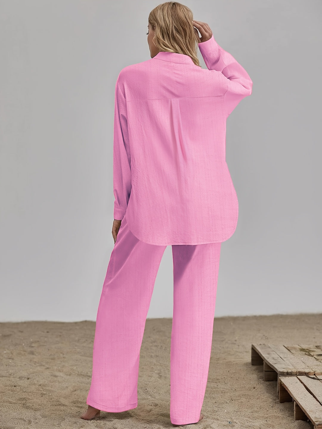 Shirt en Broek Set – Losse Pasvorm & Wijde Pijpen