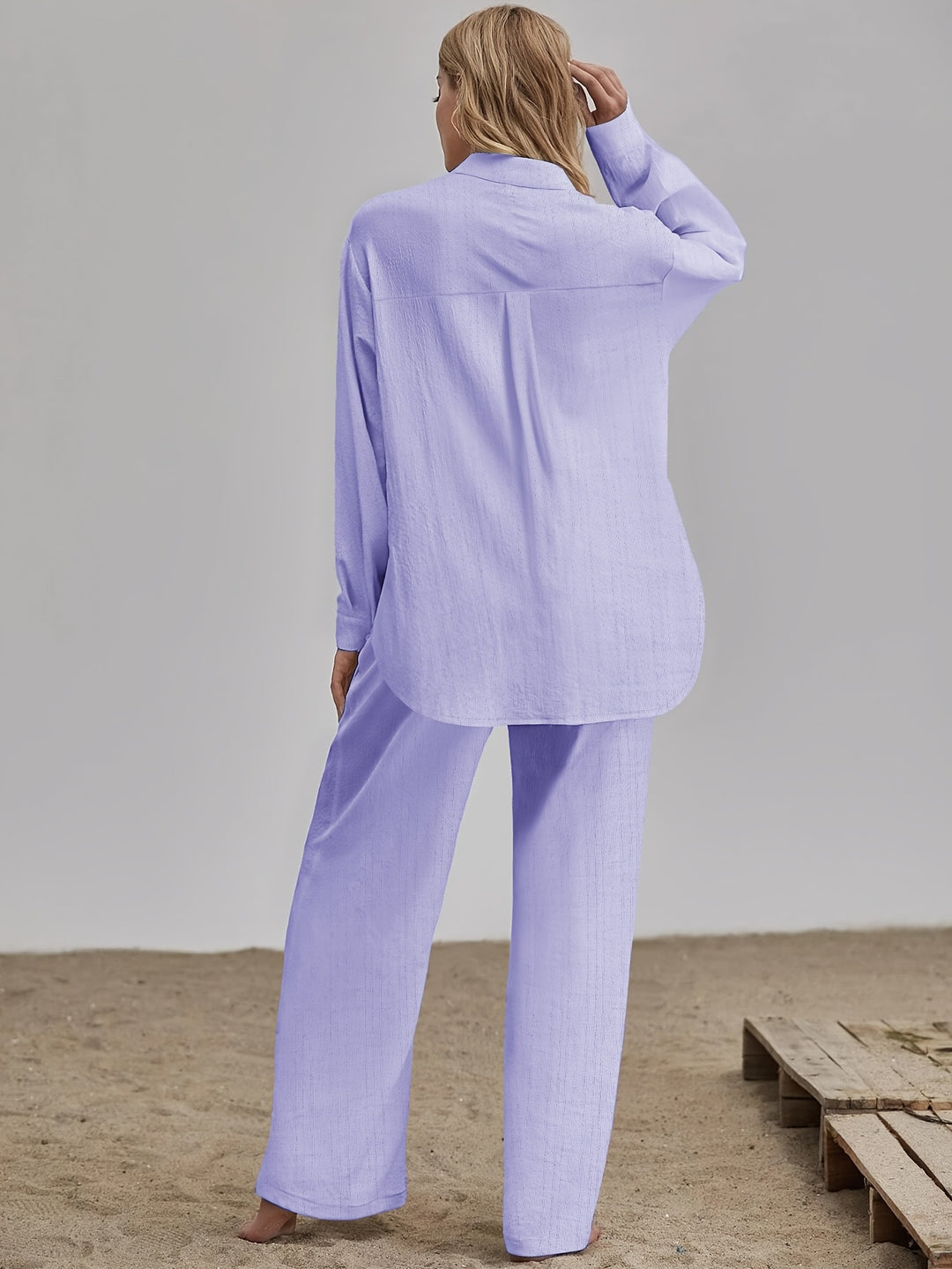 Shirt en Broek Set – Losse Pasvorm & Wijde Pijpen