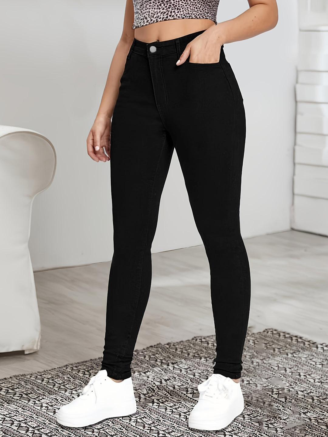 Skinny Jeans – Viscosemix & Klepsluiting