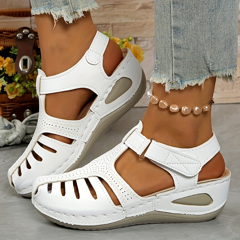 Sleehak Sandalen - Teenveter & Middelhoge Hak voor Comfort