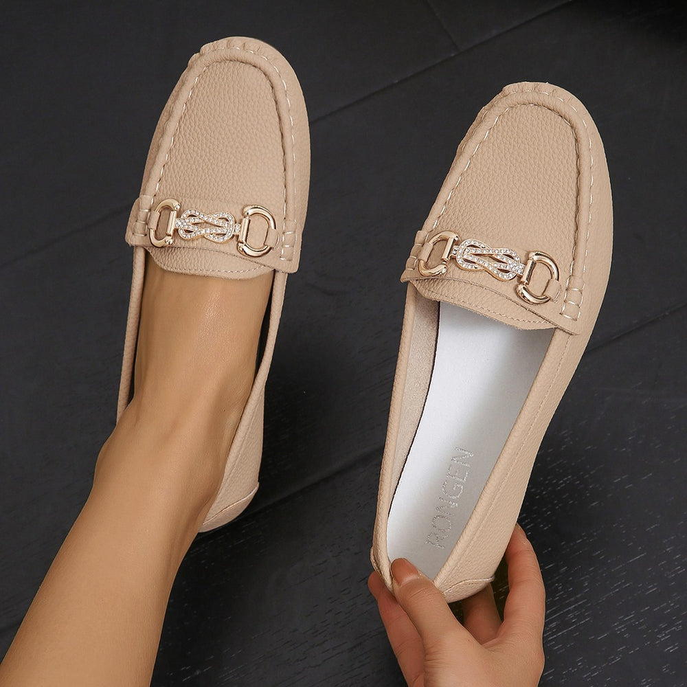 Slip-on Flats – PU Bovenkant & Praktische Slip-on Vorm
