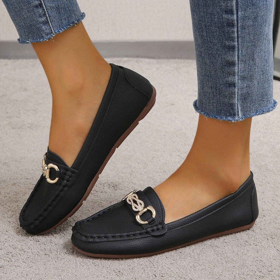 Slip-on Flats – PU Bovenkant & Praktische Slip-on Vorm