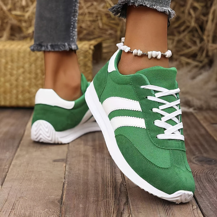 Sneakers van Synthetisch Suède – Vetersluiting & Lichtgewicht EVA-Zool