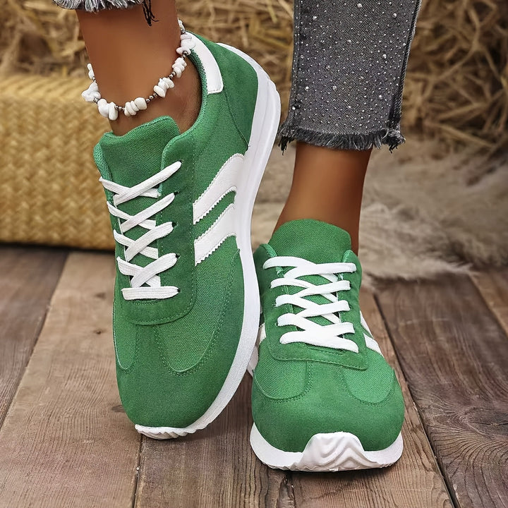Sneakers van Synthetisch Suède – Vetersluiting & Lichtgewicht EVA-Zool