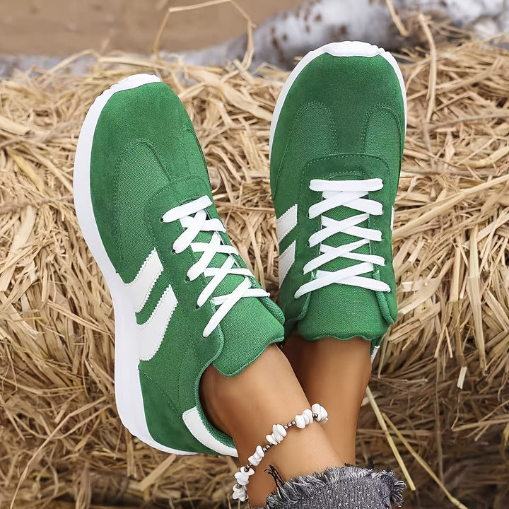 Sneakers van Synthetisch Suède – Vetersluiting & Lichtgewicht EVA-Zool