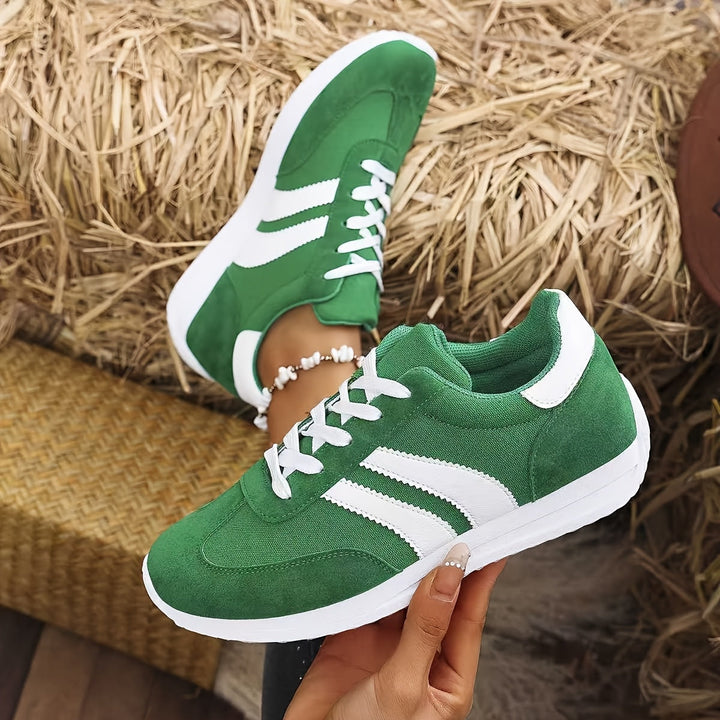 Sneakers van Synthetisch Suède – Vetersluiting & Lichtgewicht EVA-Zool