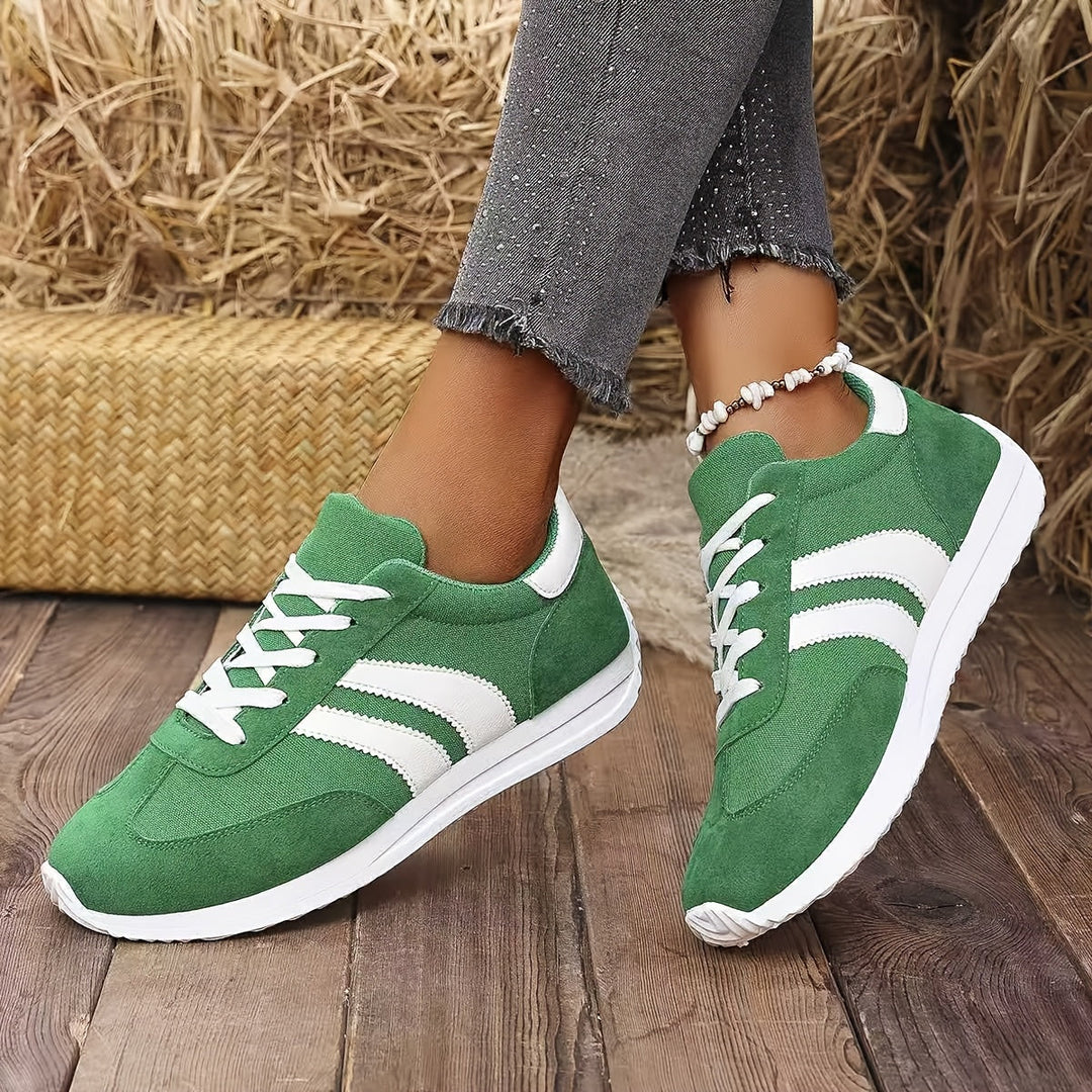 Sneakers van Synthetisch Suède – Vetersluiting & Lichtgewicht EVA-Zool