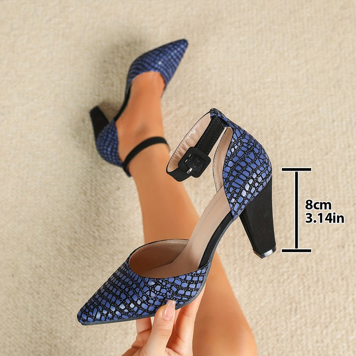 Spitse Pumps - Dikke Hak & Comfortabele Pasvorm