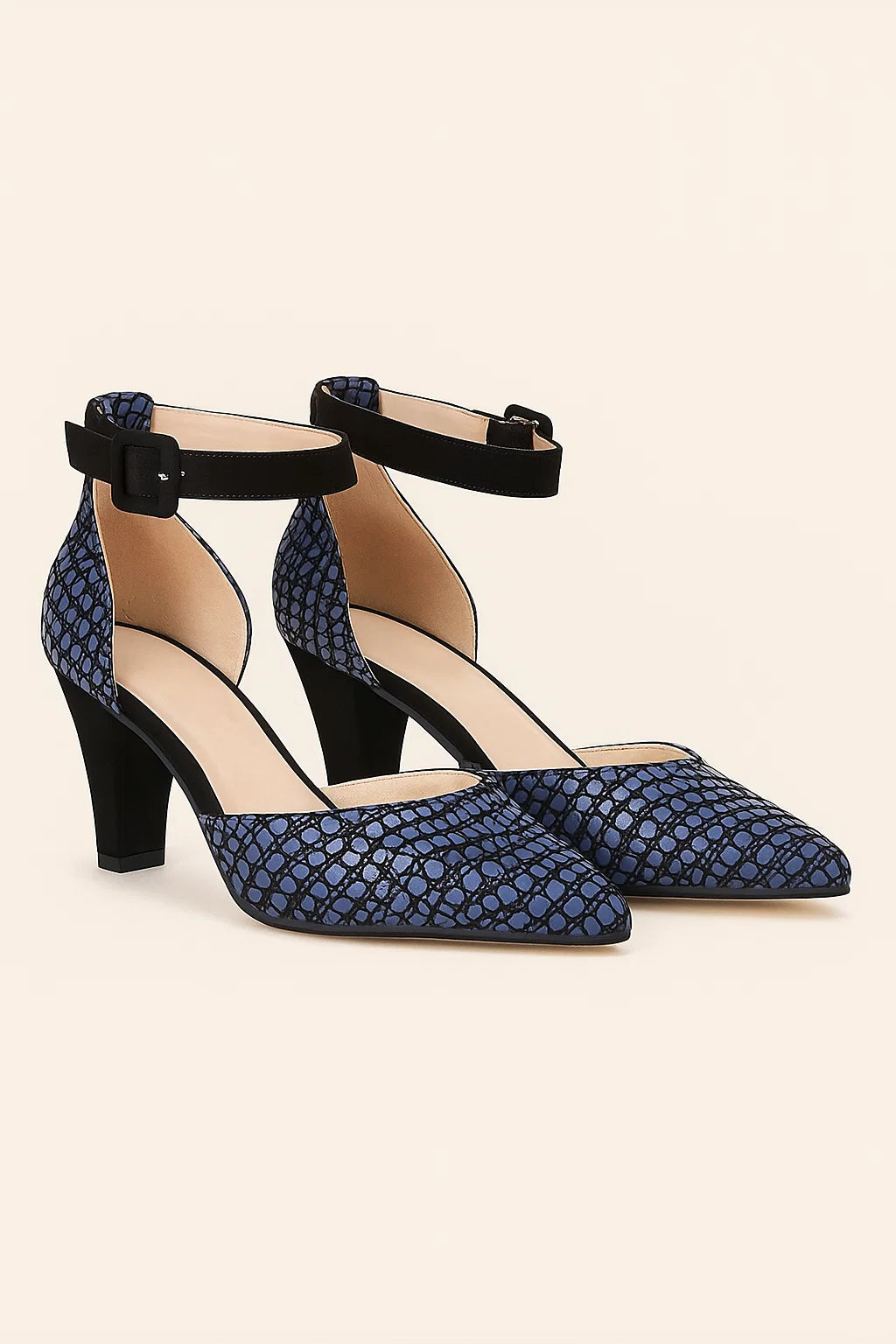 Spitse Pumps - Dikke Hak & Comfortabele Pasvorm
