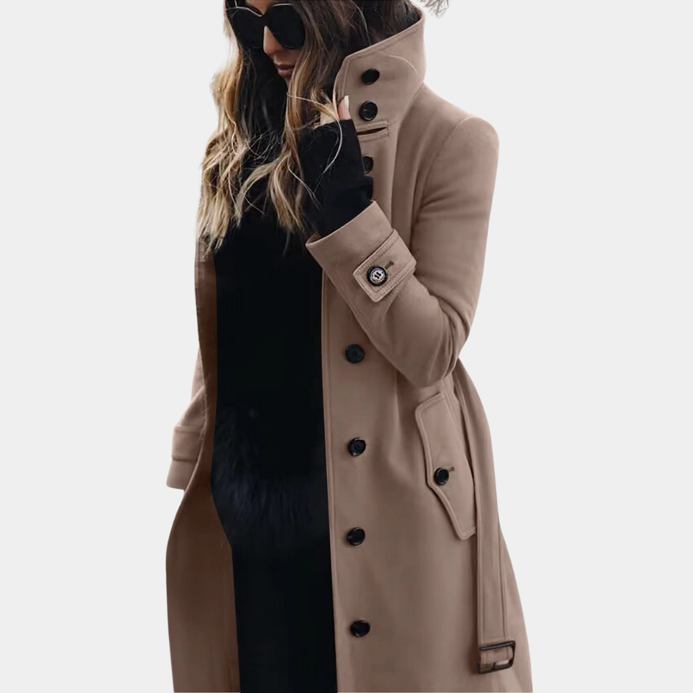Stijlvolle lange trenchcoat voor dames